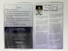Anousheh Ansari Autograph, First Iranian woman astronaut, UNT, 2007, NASA picture