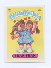 1985 Topps Garbage Pail Kids 2nd Series FRAN FRAN #49b picture