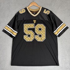 Guinness Beer Jersey Mens XL #59 Black Gold Stout Football Style Shirt Pub picture