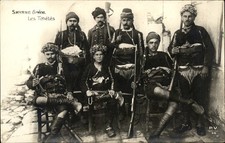 Smyrne Les Tchetes.V. c1900s-10s Real Photo Vintage Postcard bhn picture