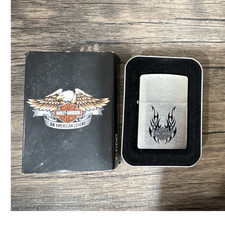 Harley-Davidson Zippo B&S Eagle Lighter 97937-03V w/ Tin Box picture