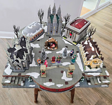Rare Complete Historic Temple Square Christmas Village -Zions Mercantile picture