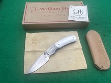 WILLIAM HENRY MOTHER OF PEARL T09-P KNIFE NEW WITH BOX, SHEATH, CLOTH & PAPERS picture