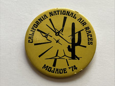 Vintage 1974 California National Air Airplane Races Mojave 