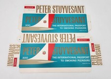 1950's Peter Stuyvesant 200 Cigarette Carton 14.25