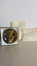 Donald Zolan Grandma's Garden Miniature Collector Plate With COA picture