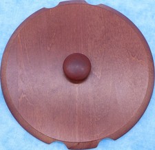 Longaberger Woodcrafts Round Wood Lid 8.5” Diameter Fits 7.75–8.25” Basket picture