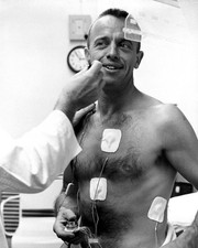 1961 NASA Astronaut Alan Shepard Physical Exam - 8x10 Photo On 8.5x11 #1929 picture