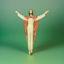 Vintage Vincenzo Demetz Figlio Christ’s Resurrection Wall Sculpture 12”  picture