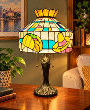 Taco Bell Tiffany Style Handmade Stained Glass Lamp picture