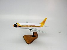 B-737 Air California Airplane Desktop Mahogany Kiln Dried Wood Model Small New picture