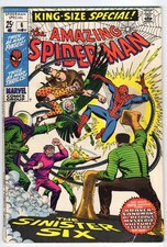 Amazing Spider-Man Annual 6 1969 Marvel Comics VG 4.0 Reprints 1st Sinister Six picture