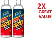 Formula 420 Glass Metal Ceramic Pipe Cleaner 12 Oz Bottles 2 Pack picture