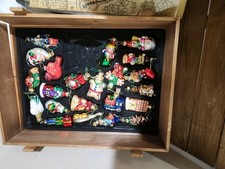Thomas Pacconi Set of Christmas Ornaments 39 In Crate 2003 Blown Glass picture