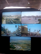 5 Mid-Century Photo Postcards RPPC Mexico, Border picture