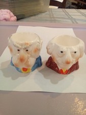 A Pair of Statler And Waldorf Ceramic Egg Cups picture