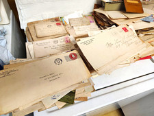 1901-1967 Huge Box Lot Of Ephemera Letters Postage Stamps Baltimore Maryland MD picture