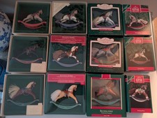 Vintage Hallmark Rocking Horse Collection (1981-1996 Set + Specials) - Boxed Exc picture
