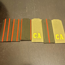 VINTAGE SOVIET MILITARY SHOULDER BOARDS LOT USSR CA ENLISTED & OFFICER INSIGNIA picture