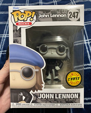 Rare Funko Pop Rocks John Lennon #247 Chase Pop Vinyl Figure Music Theme picture