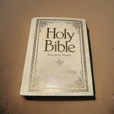 Vtg 1971 Holy Bible Large Family KJV Red Letter Edition No Writing Inside picture