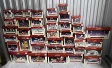 Lot of 40 Lemax Dickensvale Collectible and Hearthside Christmas Village Figures picture