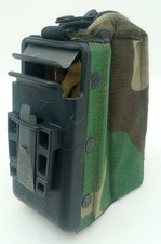 M249 100-Round Saw Ammo Pouches Nut Sack. M81 Woodland Camo. USGI Military Issue picture