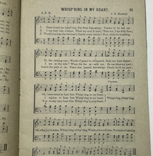 Vintage Sheet Music Songs Of Grace & Truth Religious Songbook 1899 Hall-Mack Co. picture