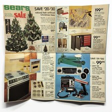 Vintage 1983 Sears Roebuck SALE Retail Ad Advertisement Folded Flyer Pamphlet picture