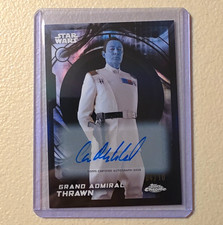 2025 Topps Chrome Star Wars Lars Mikkelsen Thrawn Auto /10 picture
