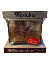 Vintage Westclox Dunmar Drowse Dialite Electric Alarm Clock 22196 NIB Sealed NOS picture