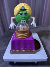 2008 M&M’s Green Madame Fortune Teller Candy Dispenser Crystal Ball Dice picture