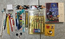 Vintage Disney Mickey Mouse Pens Pencils Markers Eraser picture