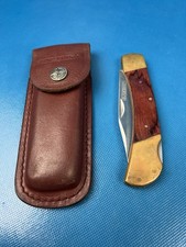 Vintage Guidesman Folding Hunting Knife w/ Sheath picture