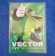 Sonic the Hedgehog x Wendy's 35th Trading Card #15/35 Vector Serial picture