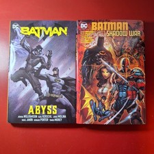 Batman: Abyss + Batman: Shadow War by Joshua Williamson HC Set picture