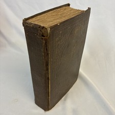 Antique 1872-1894 Repurposed 1856 Patent Report Turned Scrapbook Complete Full picture