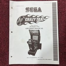 Sega Crazy Taxi US Arcade Service Manual. First Printing. 2002 picture