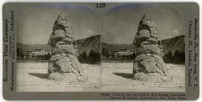 YELLOWSTONE STEREOVIEW - Mammoth - Liberty Cap - Keystone View Co 1920s picture
