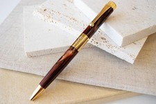 Japan Itoya Romeo No.3 Italian Auric Amber Limited Edition Ballpoint Pen picture