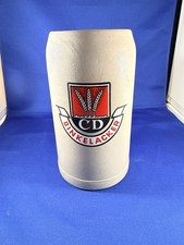Vintage Dinkelacker CD 1 Liter German Stoneware Beer Mug Stein Stuttgart picture