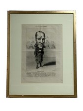 Framed French Political Caricature (Garnier-Pages) picture