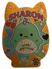 2025 Panini Prizm Squishmallows Sharon Orange#7 Foliage Die-Cut Birthday 027/215 picture