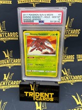 2017 POKEMON SUN & MOON SHINING LEGENDS #9 SHINING GENESECT-HOLO PSA 10 picture