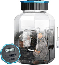 X-Large Piggy Bank for Adults Kids,  Digital Coin Counting Bank picture