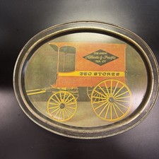 Vintage A&P Atlantic & Pacific Tea Co. Metal Serving Tray picture