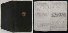 1902 antique POCKET DIARY south barre vt ADOLPH B LANE builder mason picture
