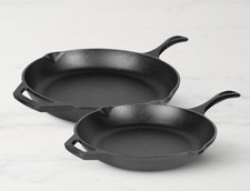 Williams - Lodge Chef Seasoned Cast Iron Skillet, Set of 2 picture