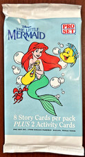 1991 Pro Set Disney The Little Mermaid Unopened Sealed Pack picture