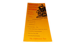 KENTUCKY RAILWAY MUSEUM UNDATED BROCHURE LOUISVILLE KENTUCKY picture